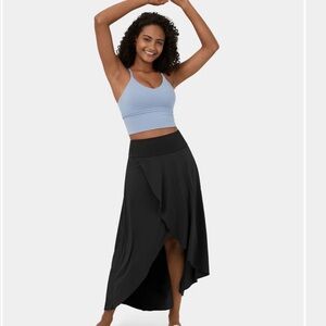 NWT! HALARA BREEZEFUL HIGH WAISTED 2 in 1 MAXI SKIRT